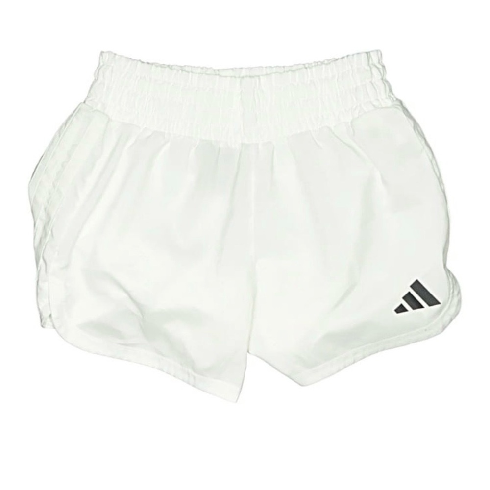 Adidas White Athletic Pacer Shorts. NWT. Size L.
